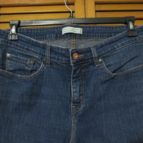Levi's 512 Perfectly Shaping Boot Cut Jeans great condition size 16 - Picture 5 of 10